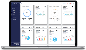 Interface Stark sur ordinateur portable
